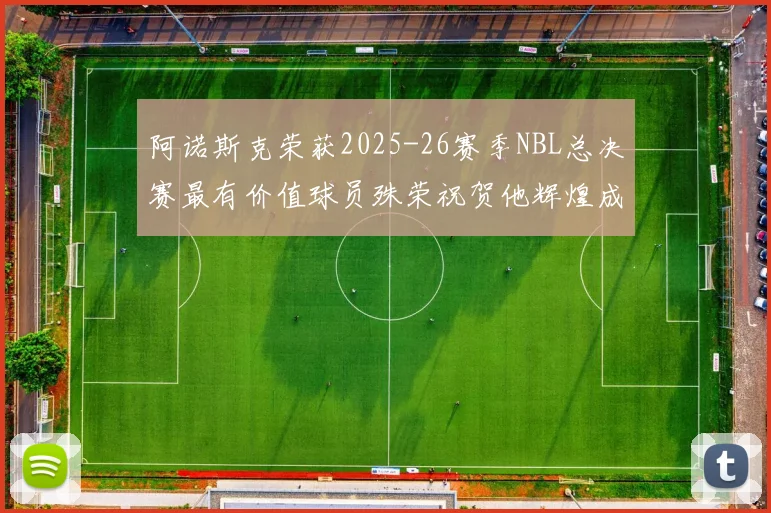 阿诺斯克荣获2025-26赛季NBL总决赛最有价值球员殊荣祝贺他辉煌成就
